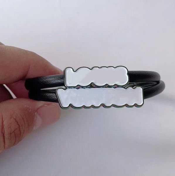 luxury black leather rope lucky bracelet men women charm bracelets magnetic buckle bracelet fashion designer wedding jewelry accessories wit, Golden;silver
luxury black leather rope lucky bracelet men women charm bracelets magnetic buckle bracelet fashion designer wedding jewelry accessories wit, Golden;silver