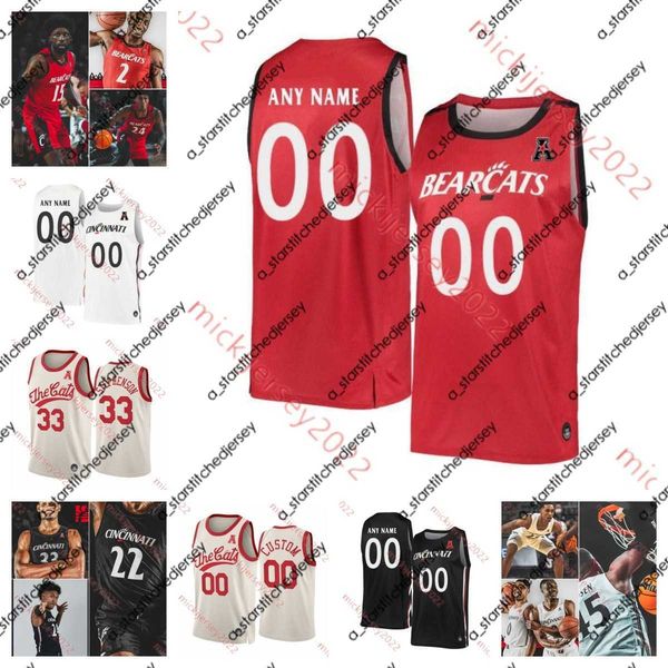 college basketball wears custom stitched cincinnati bearcats basketball jersey 30 viktor lakhin sage tolentino kalu ezikpe ody oguama cj ant, Black
college basketball wears custom stitched cincinnati bearcats basketball jersey 30 viktor lakhin sage tolentino kalu ezikpe ody oguama cj ant, Black