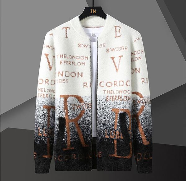 zipper letter printing cardigan men sweter korean sweaters coat designer fashion knit cardigan jacket, White;black
zipper letter printing cardigan men sweter korean sweaters coat designer fashion knit cardigan jacket, White;black