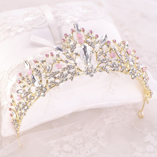 luxury diamond pink beads tiara hair hoop crystal bridal headwear crown rhinestone with wedding jewelry diamonds bridal crowns headpieces hg, Silver
luxury diamond pink beads tiara hair hoop crystal bridal headwear crown rhinestone with wedding jewelry diamonds bridal crowns headpieces hg, Silver
