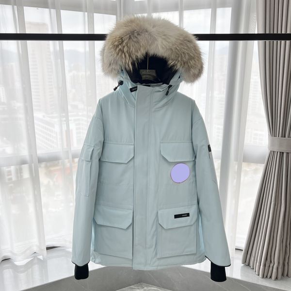 designer men's jacket down jacket winter fashion parka waterproof and windproof technology fabric thick chest embroidered shoulder belt, Black;brown
designer men's jacket down jacket winter fashion parka waterproof and windproof technology fabric thick chest embroidered shoulder belt, Black;brown