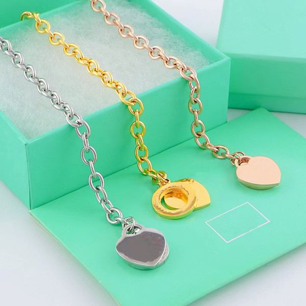 fashion designer women's necklace bracelet luxury heart set 18k gold jewelry girl valentine's day love gift 316l stainless steel j, Silver
fashion designer women's necklace bracelet luxury heart set 18k gold jewelry girl valentine's day love gift 316l stainless steel j, Silver