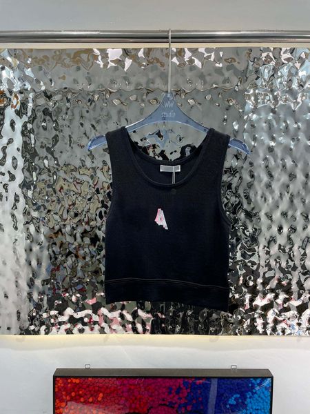 black 2023ss summer women sleeveless t shirt handmade colorful irregular print letter vest high-density logo embroidery t-shirt brand design, White
black 2023ss summer women sleeveless t shirt handmade colorful irregular print letter vest high-density logo embroidery t-shirt brand design, White