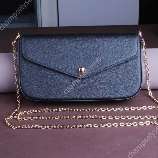 wholesale chain purse chain shoulder bag for women evening bag handbag presbyopic three piece set mini messenger bag card holder purse32
wholesale chain purse chain shoulder bag for women evening bag handbag presbyopic three piece set mini messenger bag card holder purse32
