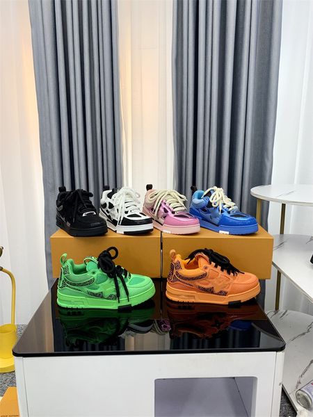 designer sneakers trainer sneaker women men casual shoes fashion low shoe platform trainers leather sloe running shoe, Black
designer sneakers trainer sneaker women men casual shoes fashion low shoe platform trainers leather sloe running shoe, Black