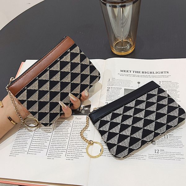 designer women's long purse 2022 envelope change compact mini knitted coin zipper super thin senior lipstick storage small bag, Red;black
designer women's long purse 2022 envelope change compact mini knitted coin zipper super thin senior lipstick storage small bag, Red;black