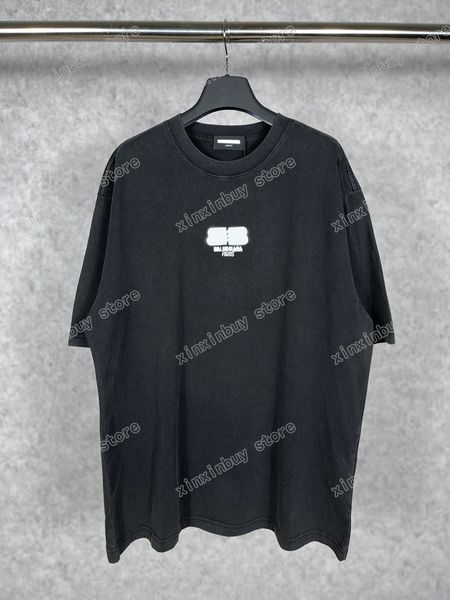 xinxinbuy men designer tee t shirt paris destroyed double letter embroidery jacquard short sleeve cotton women white black blue xs-2xl, Black;brown
xinxinbuy men designer tee t shirt paris destroyed double letter embroidery jacquard short sleeve cotton women white black blue xs-2xl, Black;brown