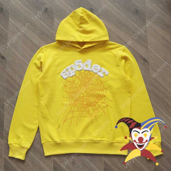 2023 young thug spiderweb sp5der hoodies men women 1 1 quality loose yellow pullover hooded sweatshirts, Black
2023 young thug spiderweb sp5der hoodies men women 1 1 quality loose yellow pullover hooded sweatshirts, Black