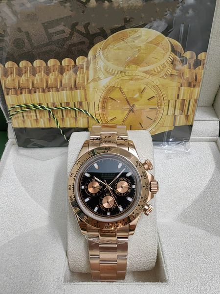 with original box wristwatches sapphire 40mm 116509 automatic mechanical mens men's watch watches no chronograph rose gold dial 202365, Slivery;brown
with original box wristwatches sapphire 40mm 116509 automatic mechanical mens men's watch watches no chronograph rose gold dial 202365, Slivery;brown