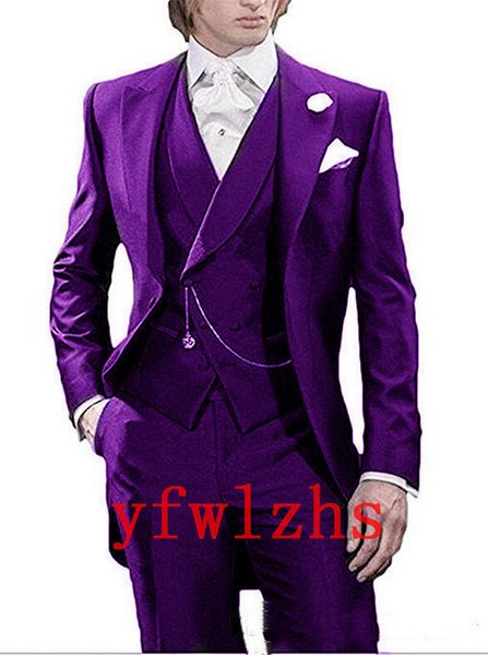 custom made men suits one button groom tuxedos peak lapel groomsmen wedding/prom/dinner man blazer jacket pants vest w819, Black;gray
custom made men suits one button groom tuxedos peak lapel groomsmen wedding/prom/dinner man blazer jacket pants vest w819, Black;gray