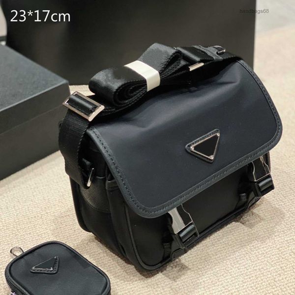 2022 designer mens black briefcases brand crossbody shoulder bags nylon messenger bag 2-piece purses casual style with small purse triangle
2022 designer mens black briefcases brand crossbody shoulder bags nylon messenger bag 2-piece purses casual style with small purse triangle