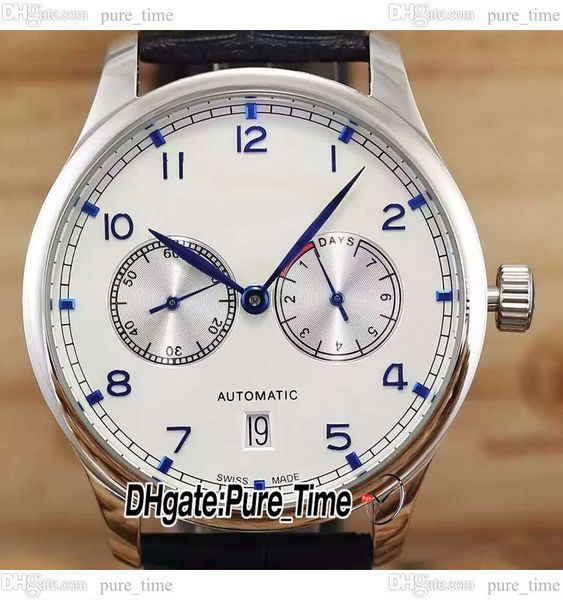 42mm portugieser 500705 mens watch 7 days power reserve white dial blue number markers steel case blue leather strap date new watches pureti, Slivery;brown
42mm portugieser 500705 mens watch 7 days power reserve white dial blue number markers steel case blue leather strap date new watches pureti, Slivery;brown