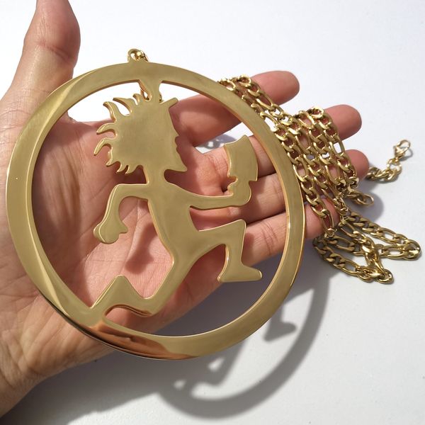gold-plated charms stainless steel large 5'' hatchetman pendant necklace nk chain runner icp clown juggalo jewelry 18-32inch, Silver
gold-plated charms stainless steel large 5'' hatchetman pendant necklace nk chain runner icp clown juggalo jewelry 18-32inch, Silver