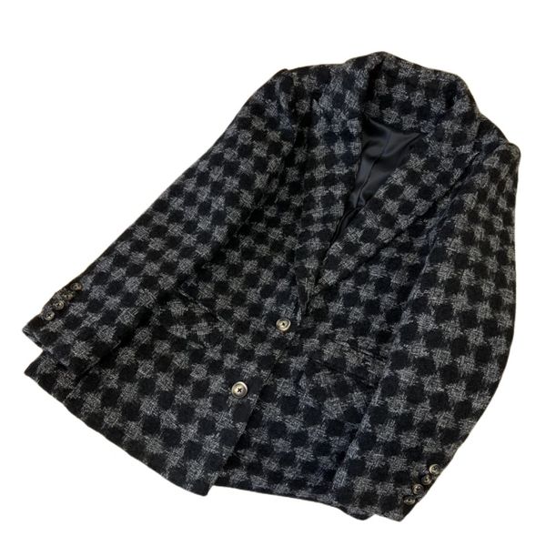 women's outerwear & coatsretro wool diamond plaid coatsuper classic plaid atmosphere, Black;brown
women's outerwear & coatsretro wool diamond plaid coatsuper classic plaid atmosphere, Black;brown