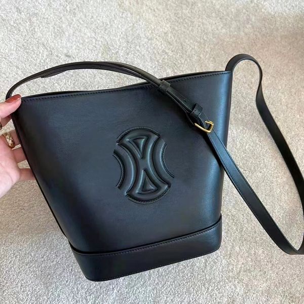 genuine leather bucket bag designer triomphe drawstring clutch crossbody tote luxury fashion women's men handbag shoulder pochette city
genuine leather bucket bag designer triomphe drawstring clutch crossbody tote luxury fashion women's men handbag shoulder pochette city