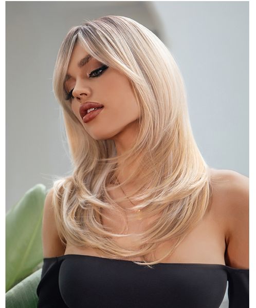 fashion long straight wigs blonde ombre hair with bangs for ladys haiir hight temperature wigs cosplay wig, Black
fashion long straight wigs blonde ombre hair with bangs for ladys haiir hight temperature wigs cosplay wig, Black