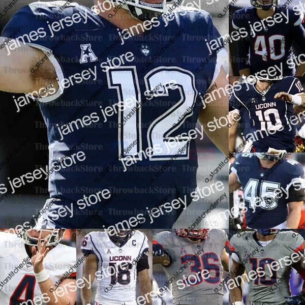 american college football wear uconn huskies football jersey 11 jack zergiotis steven krajewski kevin mensah cameron ross lwal uguak david, Black
american college football wear uconn huskies football jersey 11 jack zergiotis steven krajewski kevin mensah cameron ross lwal uguak david, Black