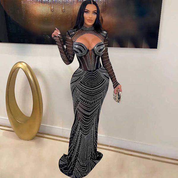 party dresses luxury elegant celebrity evening prom for women night cut out diamonds rhinestone mermaid bodycon maxi dress robes 220103, White;black
party dresses luxury elegant celebrity evening prom for women night cut out diamonds rhinestone mermaid bodycon maxi dress robes 220103, White;black