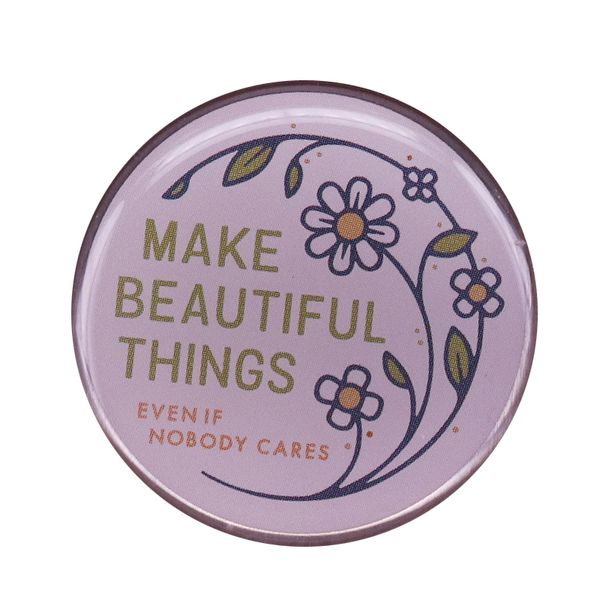 make beautiful things even if nobody cares brooch flower botanical button badge simple positive quotes pin artist crafter gift, Blue
make beautiful things even if nobody cares brooch flower botanical button badge simple positive quotes pin artist crafter gift, Blue