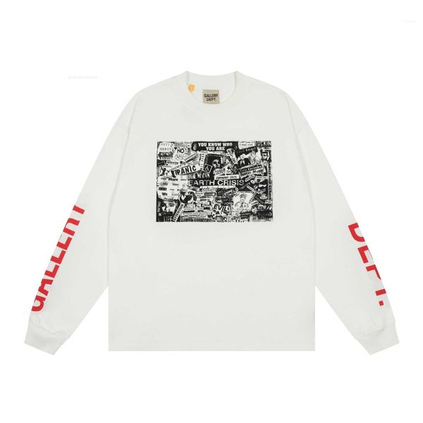 shirt designer gallerysdept high galleries pullover long t sleeve classic graffii waffle american booming ef2m, White;black
shirt designer gallerysdept high galleries pullover long t sleeve classic graffii waffle american booming ef2m, White;black