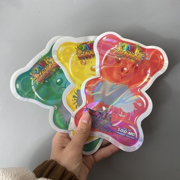 bear dank gummies packaging bags 500mg candy mylar edibles gummy plastic unique shape packing package bag wholesale 
bear dank gummies packaging bags 500mg candy mylar edibles gummy plastic unique shape packing package bag wholesale