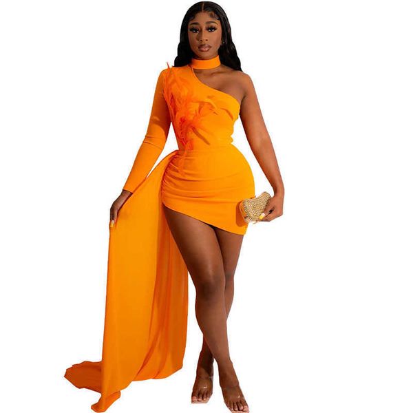 party dresses halter christmas for women 2022 elegant evening ribbon feathers one shoulder bodycon mini dress clubwear robe 220103, White;black
party dresses halter christmas for women 2022 elegant evening ribbon feathers one shoulder bodycon mini dress clubwear robe 220103, White;black