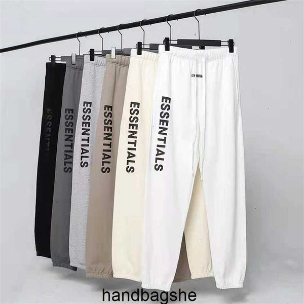 double thread essentials high street loose plush thickened trousers guard men's, Black
double thread essentials high street loose plush thickened trousers guard men's, Black