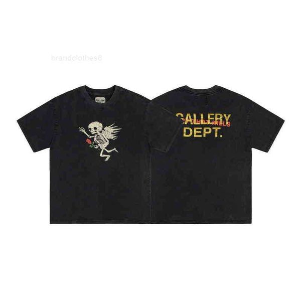 men designer gallerysdept for spring washed t shirt women summer old angel skull sleeves g6oj, White;black
men designer gallerysdept for spring washed t shirt women summer old angel skull sleeves g6oj, White;black