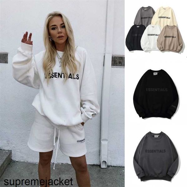 hoodie jacket essentials fashion brand chest letter double line printing round neck long sleeve sweater coat, Black;brown
hoodie jacket essentials fashion brand chest letter double line printing round neck long sleeve sweater coat, Black;brown