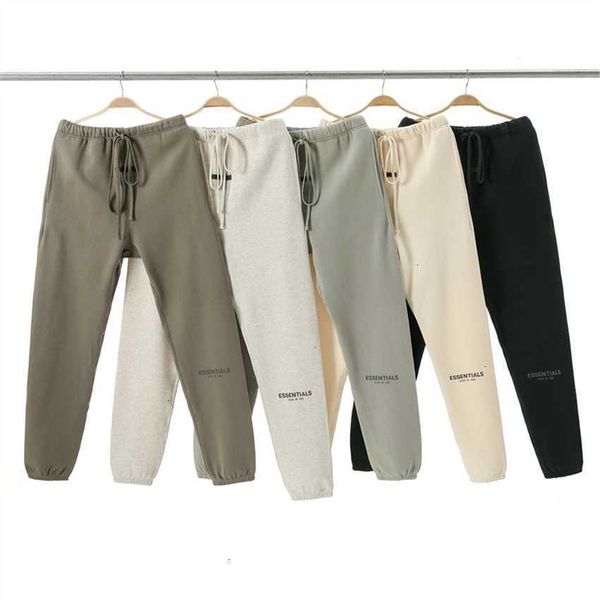 new essentials multi thread fashion brand reflective leisure high street pants, Black
new essentials multi thread fashion brand reflective leisure high street pants, Black
