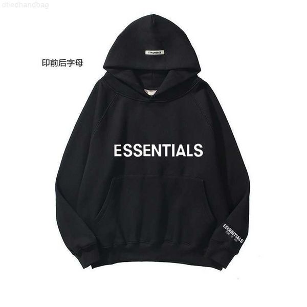 hoodie sweatshirt double thread essentials chest stamping letter sweater hoodie feel men's and women's plush coat, Black
hoodie sweatshirt double thread essentials chest stamping letter sweater hoodie feel men's and women's plush coat, Black