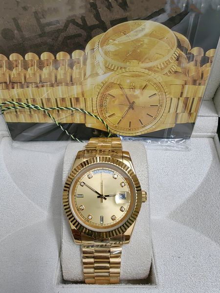 with box papers high-quality watch new version 18k yellow gold 41mm dial automatic fashion men's watch gd wristwatch 202365, Slivery;brown
with box papers high-quality watch new version 18k yellow gold 41mm dial automatic fashion men's watch gd wristwatch 202365, Slivery;brown