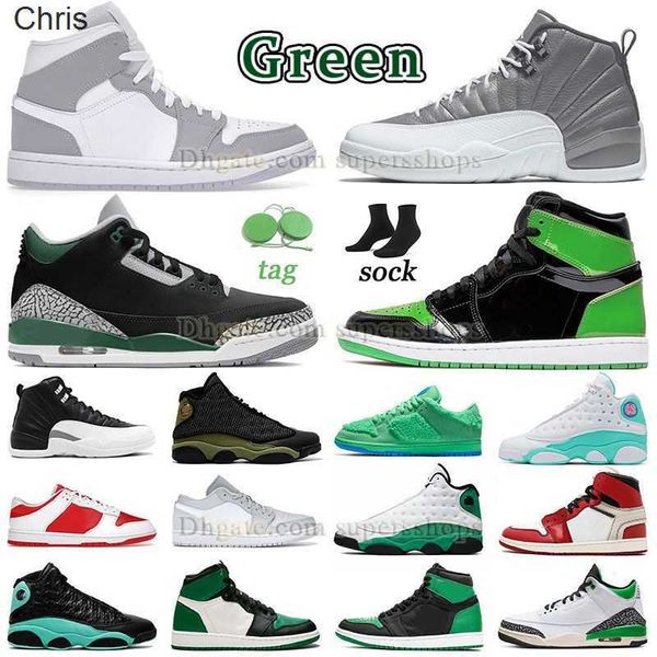 designer shoes jumpman 3s lucky green patent 1s basketball 1 3 big size 12 13 off sneakers quality j3 j12 j13 pine 12s stealth light, Black;white
designer shoes jumpman 3s lucky green patent 1s basketball 1 3 big size 12 13 off sneakers quality j3 j12 j13 pine 12s stealth light, Black;white