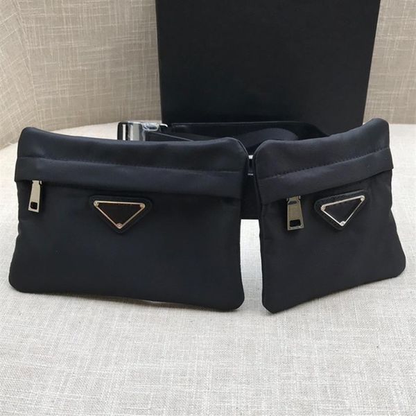 latest gemini bag nylon single shoulder crossbody bags chest package pockets one big one small chain bag black leisure bags2272
latest gemini bag nylon single shoulder crossbody bags chest package pockets one big one small chain bag black leisure bags2272