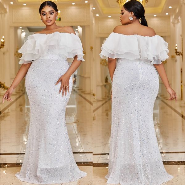 burgundy sequined plus size evening dresses off the shoulder tiered prom gowns mermaid sweep train special occasion dress, Black
burgundy sequined plus size evening dresses off the shoulder tiered prom gowns mermaid sweep train special occasion dress, Black
