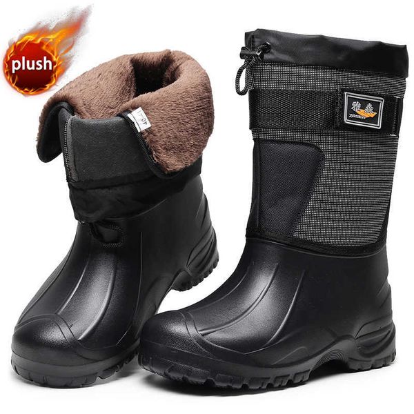 boots 2022 winter men water luxury brand waterproof thick plush fur warm snow man casual fishing hiking rain 221215, Black
boots 2022 winter men water luxury brand waterproof thick plush fur warm snow man casual fishing hiking rain 221215, Black