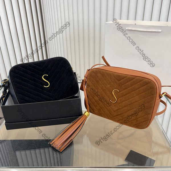 classic khaki black suede camera bags designer vintage frosted leather classic v-shaped gold hardware crossbody with tassel pendant lady lux
classic khaki black suede camera bags designer vintage frosted leather classic v-shaped gold hardware crossbody with tassel pendant lady lux