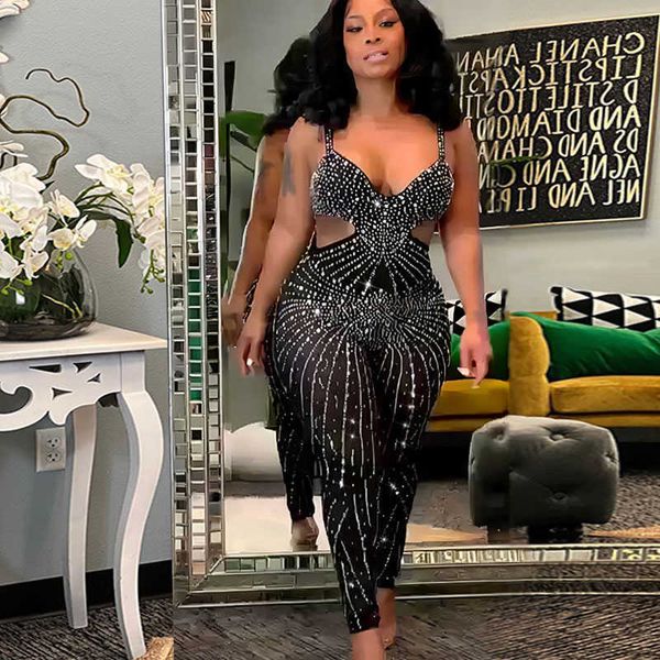 party dresses women's jumpsuits rompers crystal rhinestone for women birthday outfits club mesh sheer one-pieces midnight 220103, White;black
party dresses women's jumpsuits rompers crystal rhinestone for women birthday outfits club mesh sheer one-pieces midnight 220103, White;black