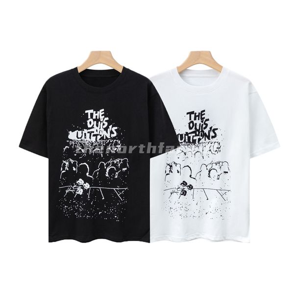 luxury fashion brand mens t shirt concert letter print short sleeve round neck summer loose t-shirt black white, White;black
luxury fashion brand mens t shirt concert letter print short sleeve round neck summer loose t-shirt black white, White;black