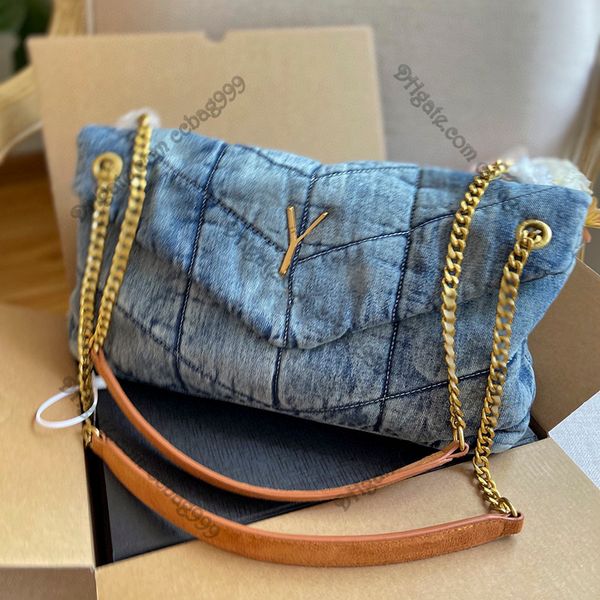 vintage blue puffer wash denim shoulder bags v-shaped quilted double chain designer crossbody tote lager capacity gold hardware purses luxur
vintage blue puffer wash denim shoulder bags v-shaped quilted double chain designer crossbody tote lager capacity gold hardware purses luxur