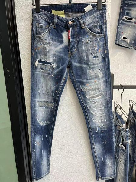 jeans fashion men's zc9659 men's 2023 runway luxury european design party style clothing, Blue
jeans fashion men's zc9659 men's 2023 runway luxury european design party style clothing, Blue