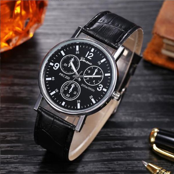 geneva three eye watch men's fashion belt quartz wrist watch live broadcast gift, Slivery;brown
geneva three eye watch men's fashion belt quartz wrist watch live broadcast gift, Slivery;brown