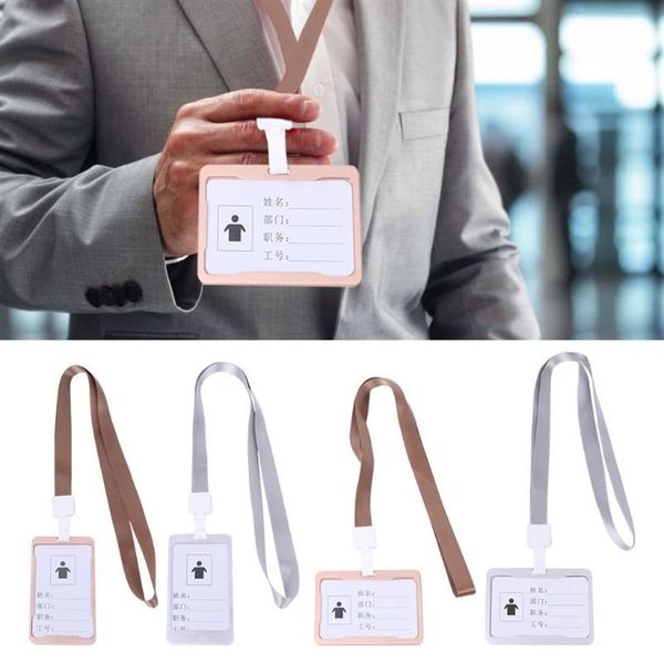 card wallet aluminum alloy business work card id badge lanyard horizontal vertical240m, Brown;gray
card wallet aluminum alloy business work card id badge lanyard horizontal vertical240m, Brown;gray