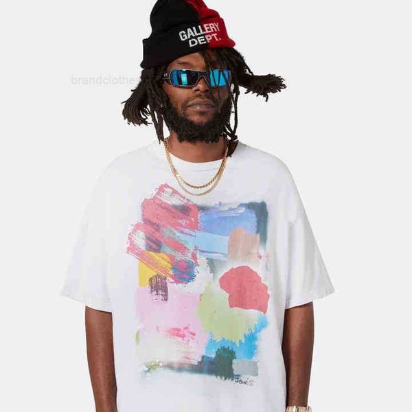 shirt designer gallerysdept for men women american t fashion brand graffii sleeve couple's same hip hop loose ysgs, White;black
shirt designer gallerysdept for men women american t fashion brand graffii sleeve couple's same hip hop loose ysgs, White;black