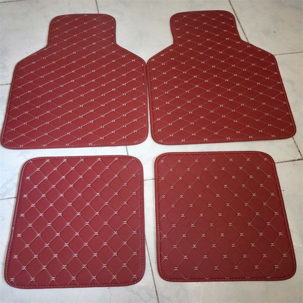 4x car pu leather floor mats front rear carpet non-slip for interior accessories
4x car pu leather floor mats front rear carpet non-slip for interior accessories