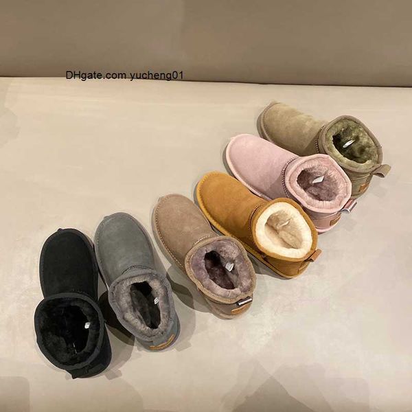 mini warm boots snow boot ankle designer booties for woman 58540 real leather flat fluffy classic winter shoes australia, Black
mini warm boots snow boot ankle designer booties for woman 58540 real leather flat fluffy classic winter shoes australia, Black