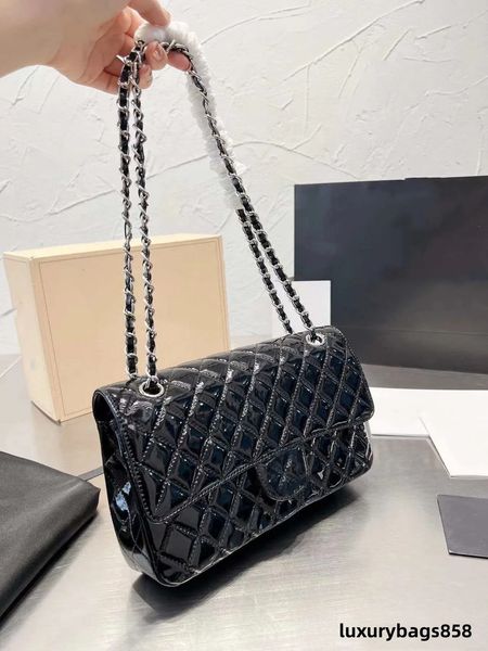 fashion designer bags black classic double flap caviar leather quilted bags silver/gold metal hardware matelasse chain crossbody shoulder lu
fashion designer bags black classic double flap caviar leather quilted bags silver/gold metal hardware matelasse chain crossbody shoulder lu