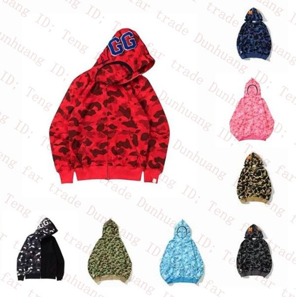 designer shark hoodies hoody jacket men women fashion camouflage sweatshirts streetwear hip hop hooded long sleeve cardigan black red pink
designer shark hoodies hoody jacket men women fashion camouflage sweatshirts streetwear hip hop hooded long sleeve cardigan black red pink