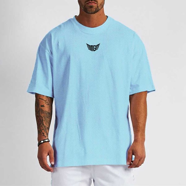 men's t-shirts muscleguys oversized t-shirt men dropped shoulder short sleeved t shirt summer fitness mesh loose basketball jersey gym, White;black
men's t-shirts muscleguys oversized t-shirt men dropped shoulder short sleeved t shirt summer fitness mesh loose basketball jersey gym, White;black