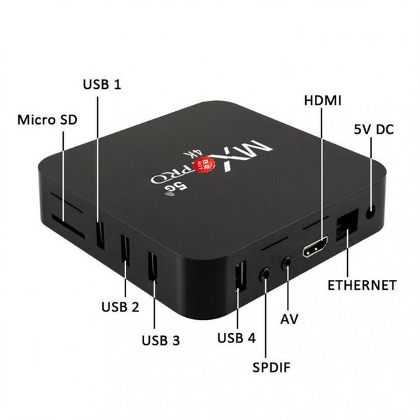 

Top Set Box Industrial Factory XQPRO 4K Android networ foreign trade TV box network player tvbox 8GB 128BG k tv